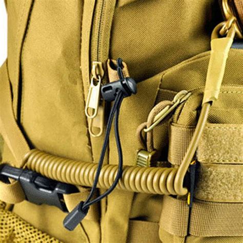 1Pcs Tactical Pistol Lanyard Sling Elastic Handgun Secure Spring Retention Rope Sling-in Outdoor ...