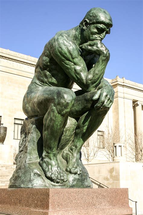 Rodin’s The Thinker | [ stevencopley.com ] | Estátuas, Pensadores, Corpo