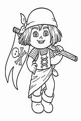 Pirate And Flag Coloring Page  Free Printable Pages sketch template