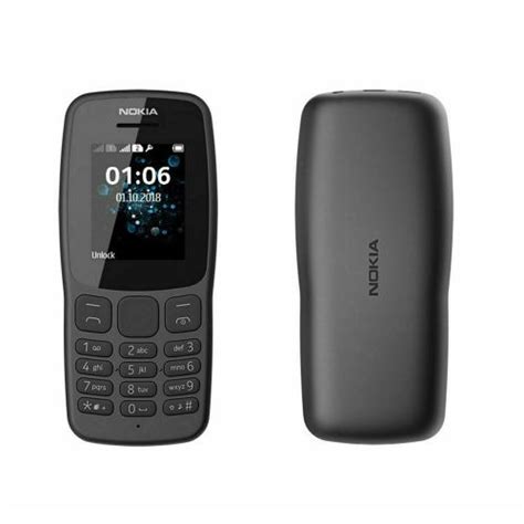 Nokia 106 (2018)1.8"-Dual Sim Grey FM Radio-Big Button Phone | Jumia ...