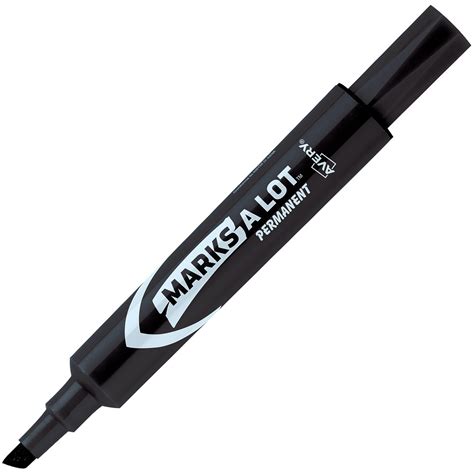 Avery Marks-A-Lot Regular Desk-Style Permanent Marker, Chisel Tip ...