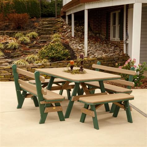 Garden Amish Outdoor Dining Set - Amish Patio Furniture | Cabinfield