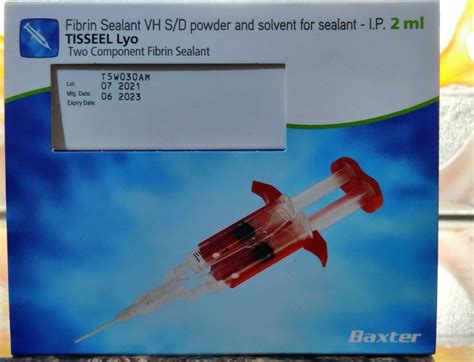 Tisseel Lyo 2ml at Rs 11500/unit | Fibrin Glue in Surat | ID: 23222089312