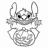 How To Draw Halloween Stitch With A Jack O’ Lantern  coloring sketch template