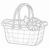 Picnic Blanket Coloring Page sketch template