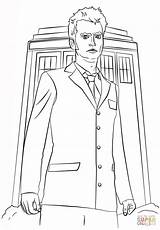 Doctor Who Coloring Pages  Home sketch template