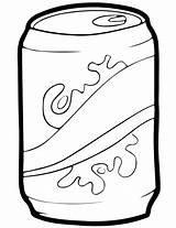 Soda Coloring Pages sketch template