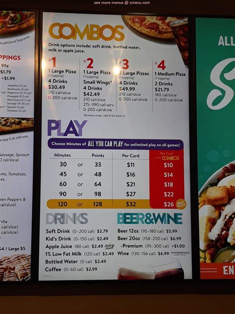 Chuck E Cheese Menu With Prices Hours Menu And Prices | The Best Porn Website