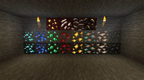 Glowing Ores Texture Pack Para Minecraft 1.17, 1.16.5, 1.15.2, 1.14.4, 1.13.2, 1.12.2, 1.11.2, 1 ...