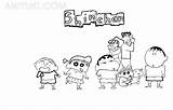 52 Shin chan Coloring Pages  ColoringPagesOnlycom sketch template