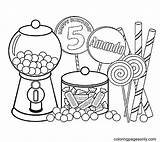 Candy Coloring Pages To Print  Free Printable sketch template
