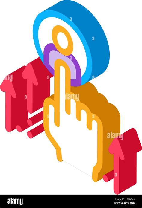 human resource enhancement isometric icon vector illustration Stock ...