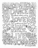 Live Love Laugh Coloring Pages At GetColoringscom  Free Printable sketch template