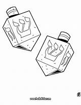 Dreidel Coloring Sheet Pages sketch template