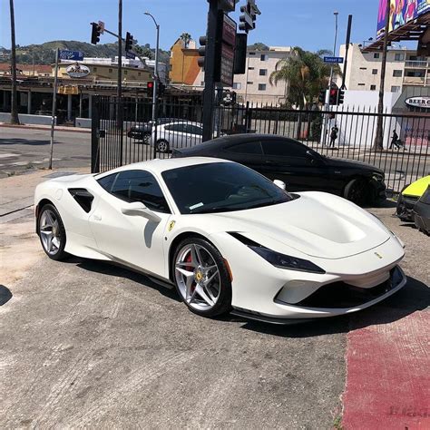 Limited Spec Supercars’s Instagram photo: “Ferrari | F8 Tributo looks stunning in white 🤍↷ 🔝 ...