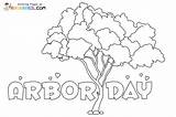 Arbor Day Coloring Pages sketch template