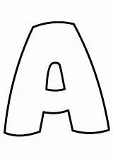 Free Printable Bubble Letter A  Coloring Page sketch template