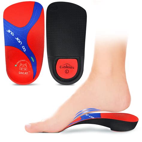 DACAT Plantar Fasciitis Arch Support Insoles - Deep Heel Cup for ...