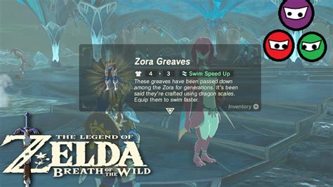 Zelda Breath of the Wild | Zora's Greaves Location | Lynel Safari Quest - YouTube