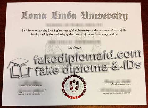 Where can I buy Loma Linda University diploma online?