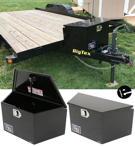 RC Manufacturing T-Series Trailer Tongue Tool Box - A-Frame - Steel - 2 ...