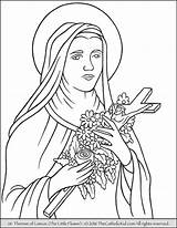 Pin Em Catholic Saints  Coloring Pages sketch template
