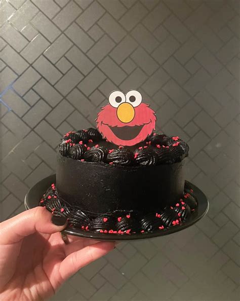 Baker Makes Emo Elmo Cake After Misreading Instructions