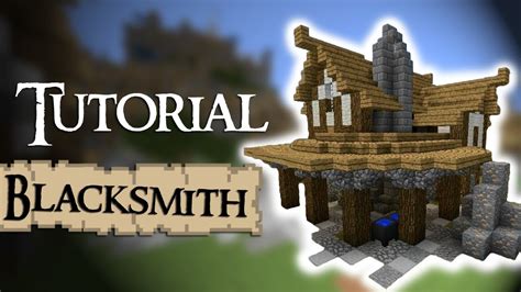 Minecraft Tutorial: How to build a medieval blacksmith - YouTube