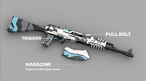 AK-47 Vulcan [PDF] – BEST LEGO GUNS INSTRUCTIONS & TUTORIALS