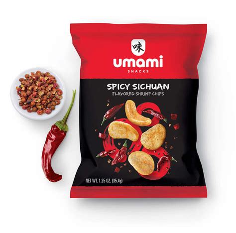 SPICY SICHUAN FLAVORED SHRIMP CHIPS - 10 packs – Kim's Magic Pop