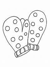 Printable Coloring Pages Mittens sketch template