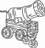 Pirate Cannon Isolated Coloring Page For Kids 27584592 Vector Art At  sketch template