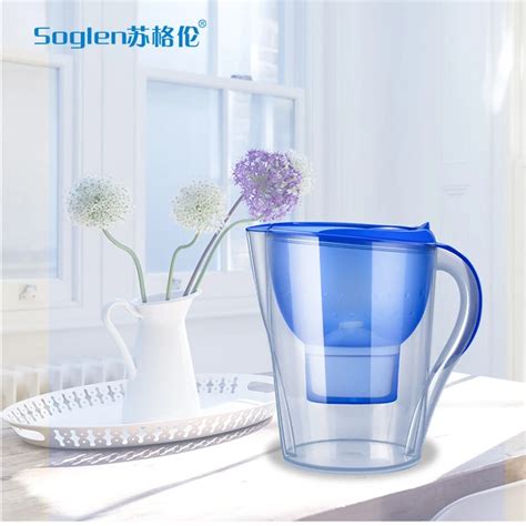 Activated Carbon Water Filter Pitcher Purifier Water Bottle With Filter Water Filtration Pitcher ...