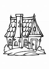 Simple Drawing House coloring Page  Download Print Or Color Online sketch template