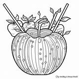 Candy Apple Coloring Pages Caramel Colouring Print Tulamama Kids  sketch template