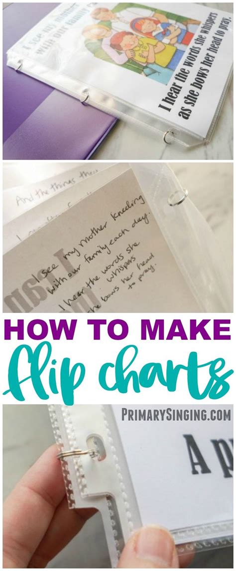 How to Make & Use Flip Charts - Primary Singing | Flip chart, Primary ...