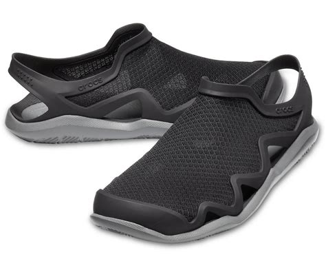 Crocs Swiftwater™ Mesh Wave Black/Slate Grey | Mens Sandals ⋆ Cathyandmarka