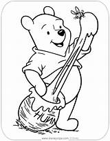 Winnie The Pooh Honey Coloring Pages  Disneyclipscom sketch template