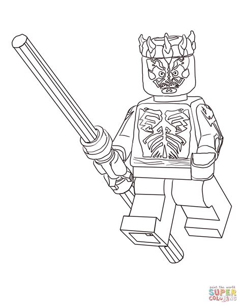 Lego star wars coloring pages to download and print for free