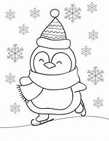 Coloring Pages Of Cute Baby Penguins sketch template