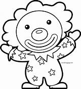 Clown Coloring Page Pages sketch template