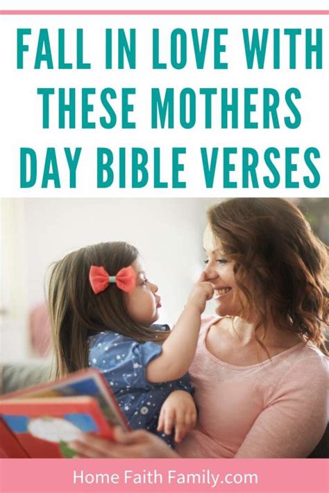 Fall In Love With These Mothers Day Bible Verses - Home Faith Family