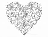 48 Printable Heart Coloring Pages For Adults  Happier Human sketch template