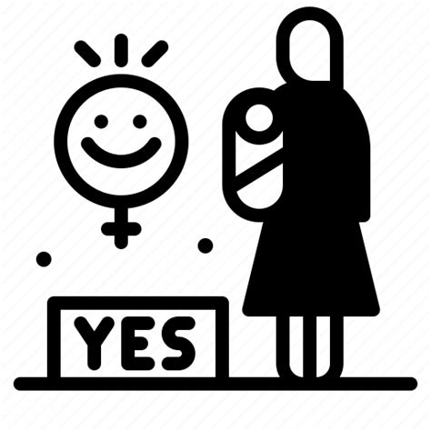 Single, mom, advocate, rights, feminist icon - Download on Iconfinder