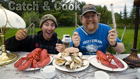 Catch & Cook Clams and Lobster With Apbassing | Cooking, Clams, Lobster