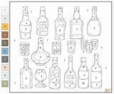 Color By Number Alcohol coloring page  Free Printable Coloring Pages sketch template