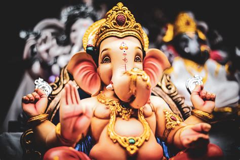 Ganapati Bappa Wallpaper 4K, Lord Vinayak, Ganapati