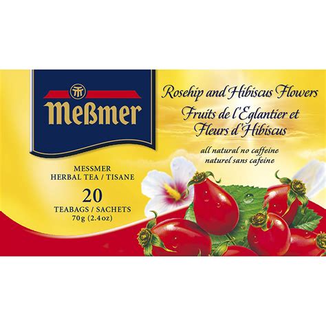 Messmer Tea - Rosehip & Hibiscus - 20's | London Drugs