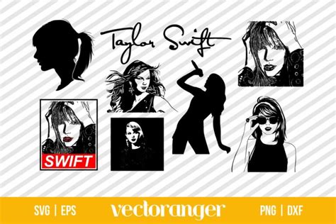 Taylor Swift Silhouette SVG Bundle | Vectoranger