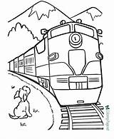 Train Coloring Pages For Kids sketch template